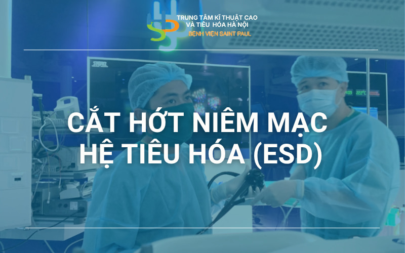 CẮT HỚT NIÊM MẠC HỆ TIÊU HÓA (ESD)