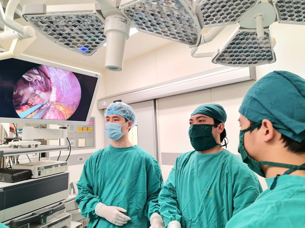Ca phẫu thuật nội soi điều trị thoát vị hoành tại Trung tâm kỹ thuật cao và Tiêu hóa Hà nội