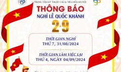 THÔNG BÁO LỊCH NGHỈ LỄ QUỐC KHÁNH 2/9 NĂM 2024