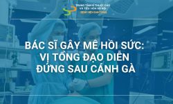 BÁC SĨ GÂY MÊ HỒI SỨC: VỊ TỔNG ĐẠO DIỄN ĐỨNG SAU CÁNH GÀ