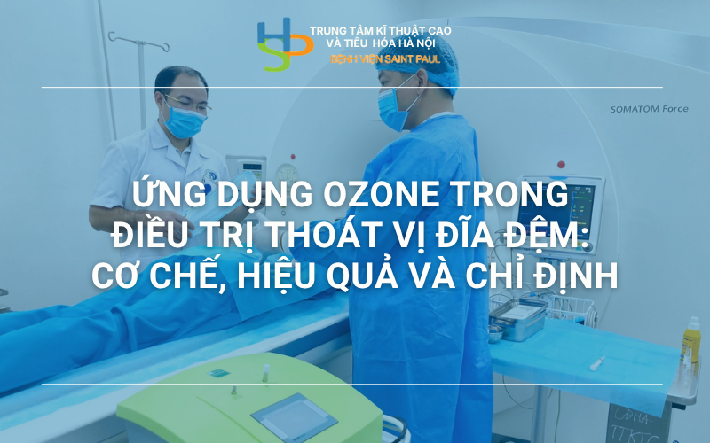 ỨNG DỤNG OZONE TRONG ĐIỀU TRỊ THOÁT VỊ ĐĨA ĐỆM