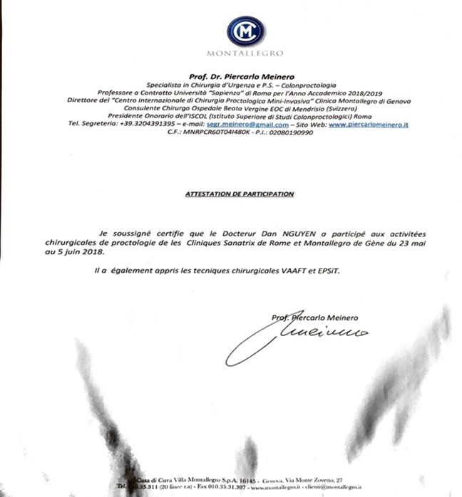 Bệnh chuyên khoa hậu môn - phẫu thuật nội soi hậu môn