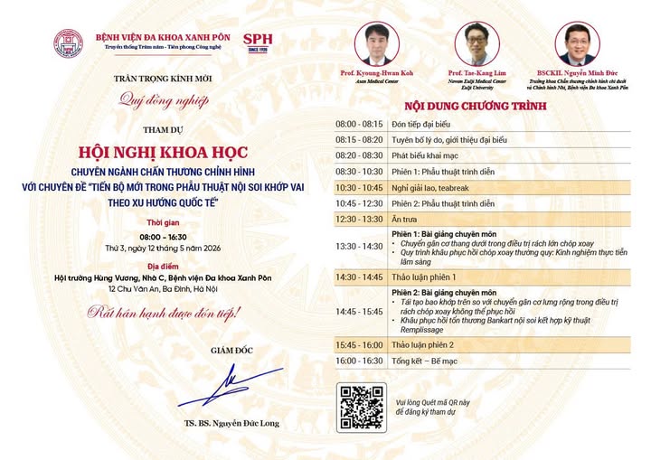 HỘI NGHỊ KHOA HỌC CHUYÊN NGÀNH CHẤN THƯƠNG CHỈNH HÌNH