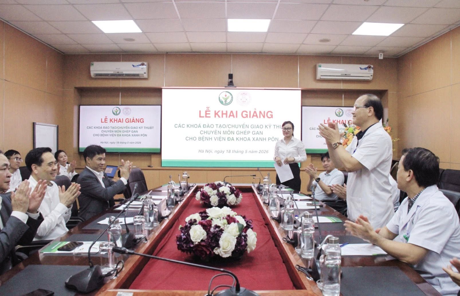 KHAI GIẢNG CHƯƠNG TRÌNH ĐÀO TẠO, CHUYỂN GIAO KỸ THUẬT GHÉP GAN GIỮA BỆNH VIỆN VIỆT ĐỨC VÀ BỆNH VIỆN ĐA KHOA XANH PÔN