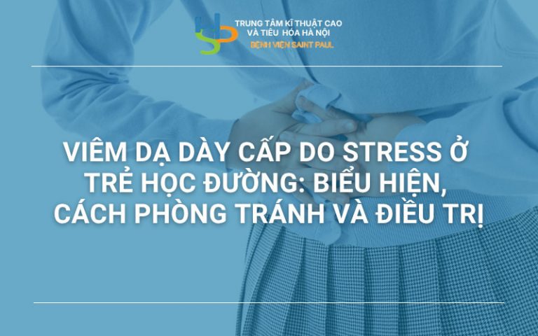 Viêm dạ dày ở trẻ nhỏ