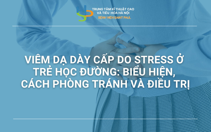 Viêm dạ dày ở trẻ nhỏ
