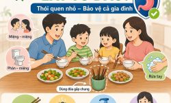 VI KHUẨN HP LÂY TỪ ĐÂU? MỘT THÓI QUEN NHỎ CÓ THỂ GIÚP BẢO VỆ CẢ GIA ĐÌNH