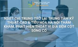 NSƯT CHÍ TRUNG TRỞ LẠI TRUNG TÂM KỸ THUẬT CAO & TIÊU HÓA HÀ NỘI THĂM KHÁM, PHÁT HIỆN THOÁT VỊ ĐĨA ĐỆM CỘT SỐNG CỔ